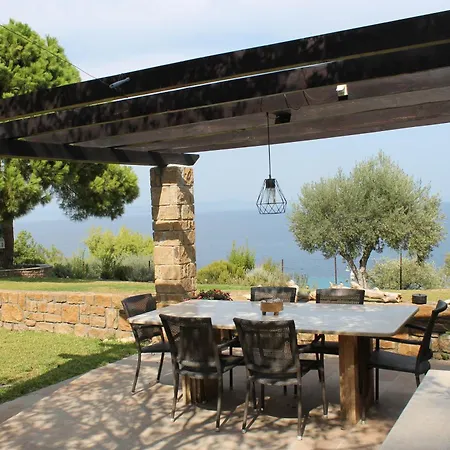 The House Of Blue Villa Afytos Exterior photo